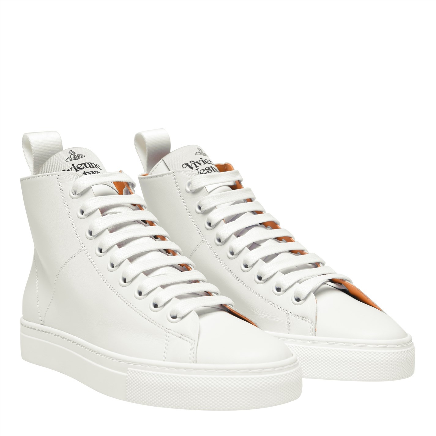 LEATHER HIGH TOP TRAINERS - 9