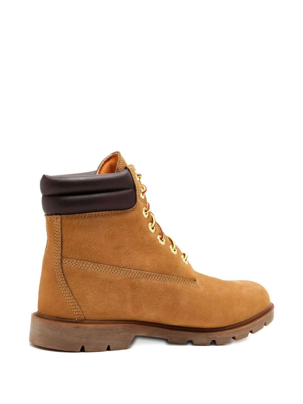 padded-collar lace-up boots - 4