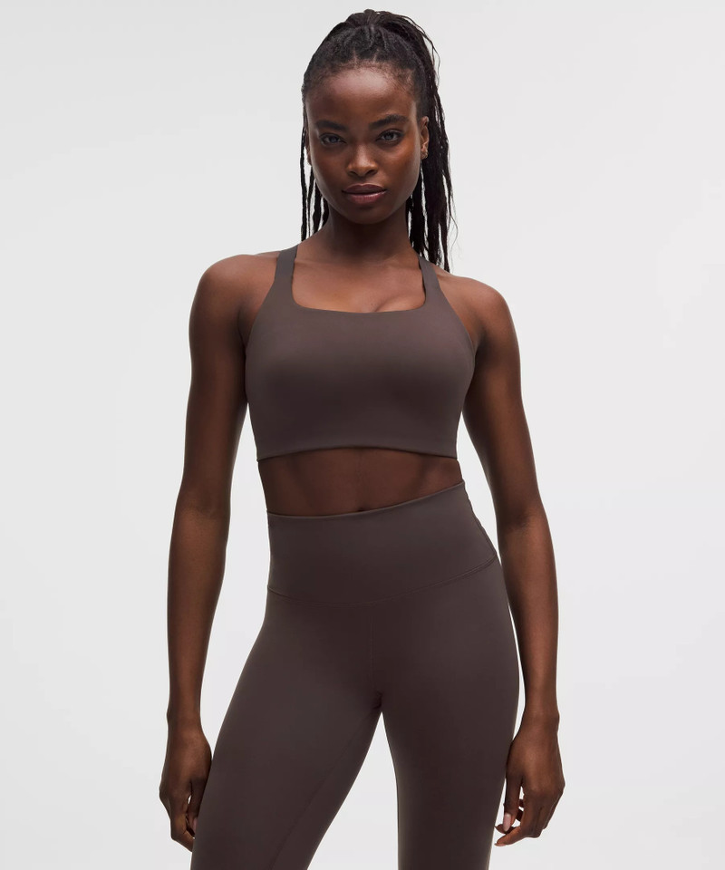 Ultralu Square-Neck Workout Bra *Medium Support, D/DD Cup 1
