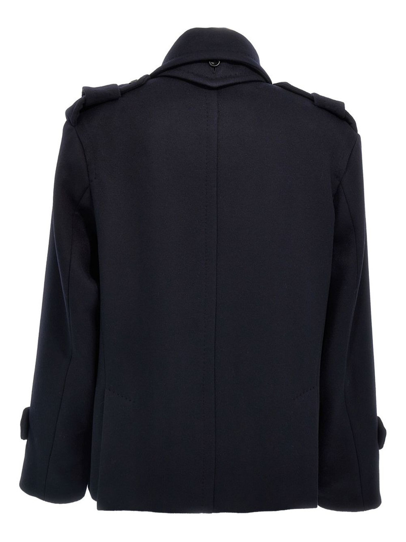 Max Mara LAVENO Oversized wool and cashmere trench coat outlook