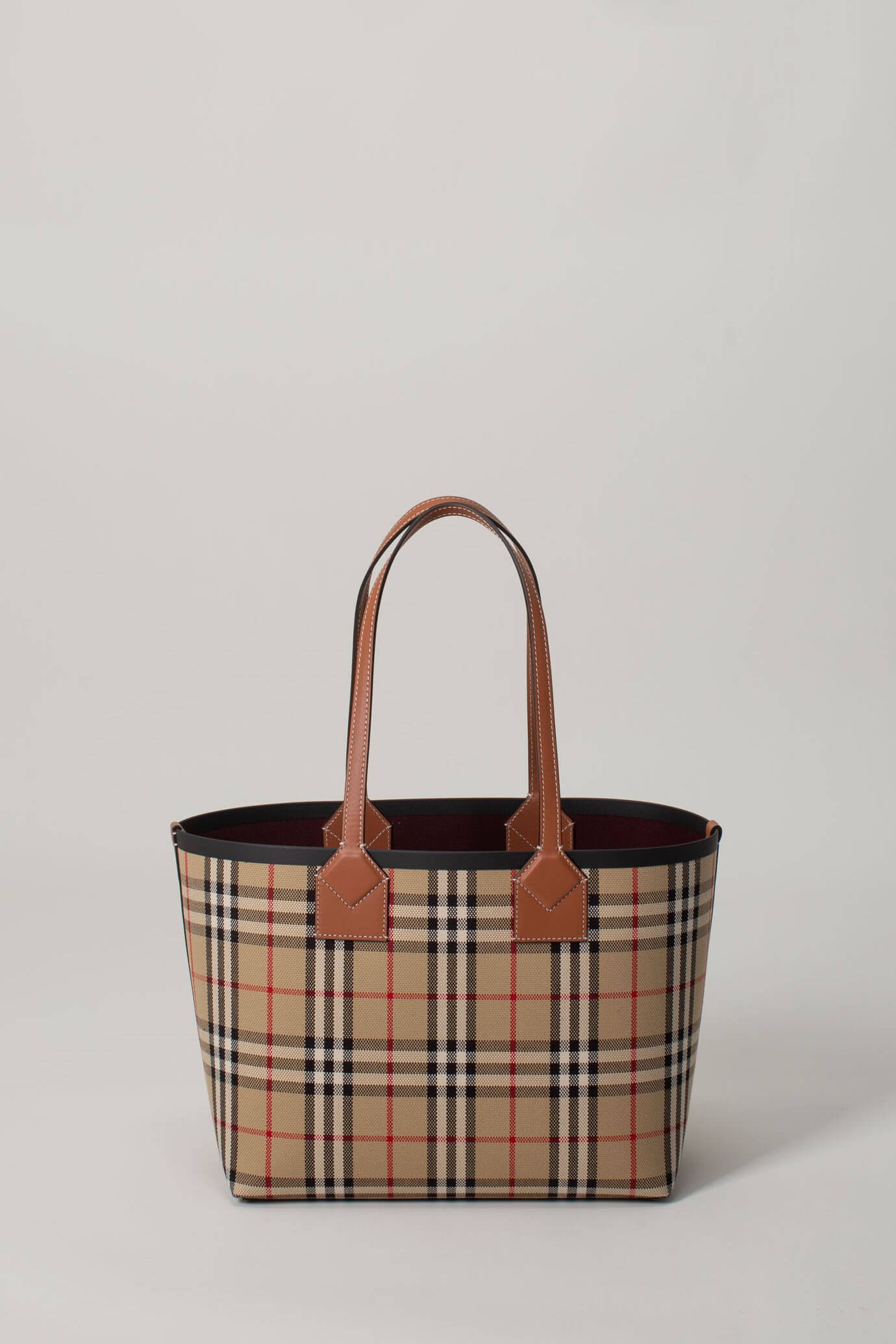 【送料&関税込】Burberry london Small Tote Bag Burberry Small London Tote Bag, briar brown/black