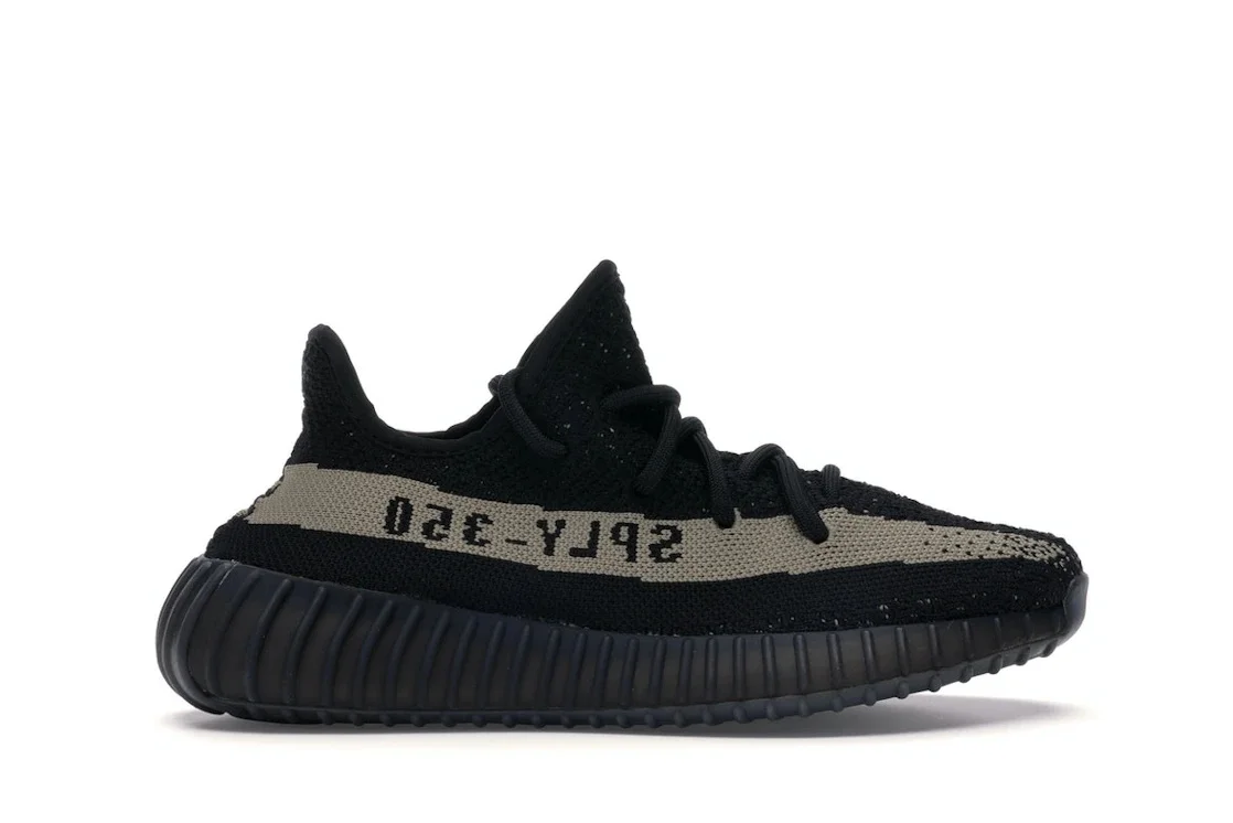 adidas Yeezy Boost 350 V2 Core Black Green - 1