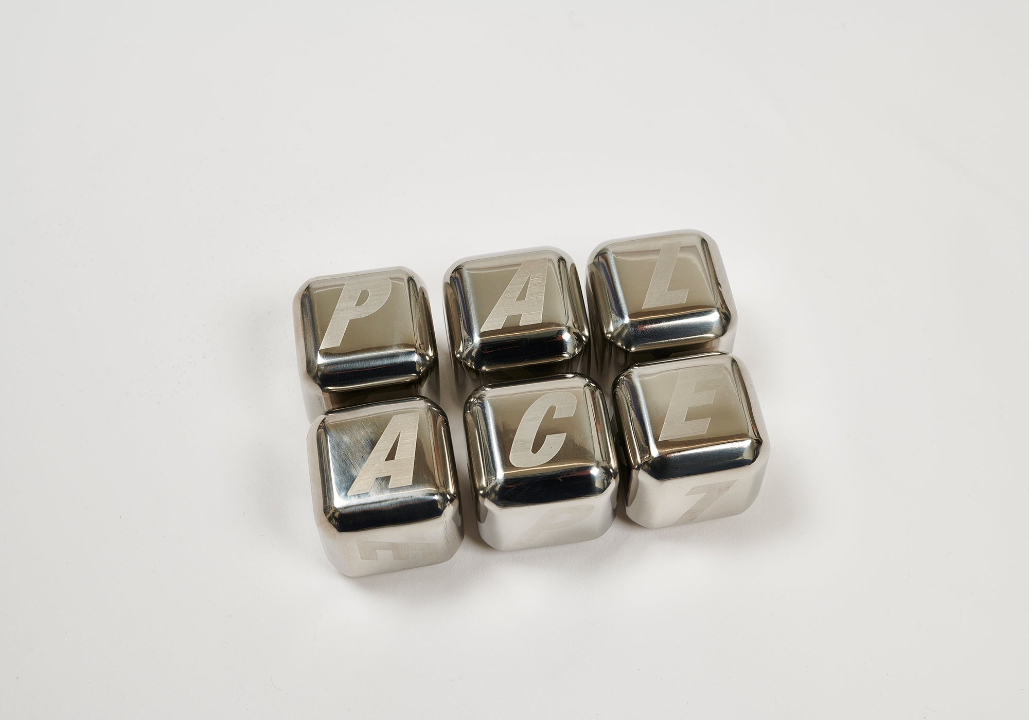 STAINLESS STEEL ICE CUBES SILVER - 6