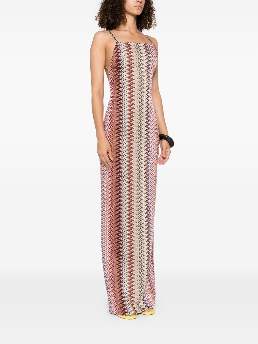 open-back maxi dress - 3