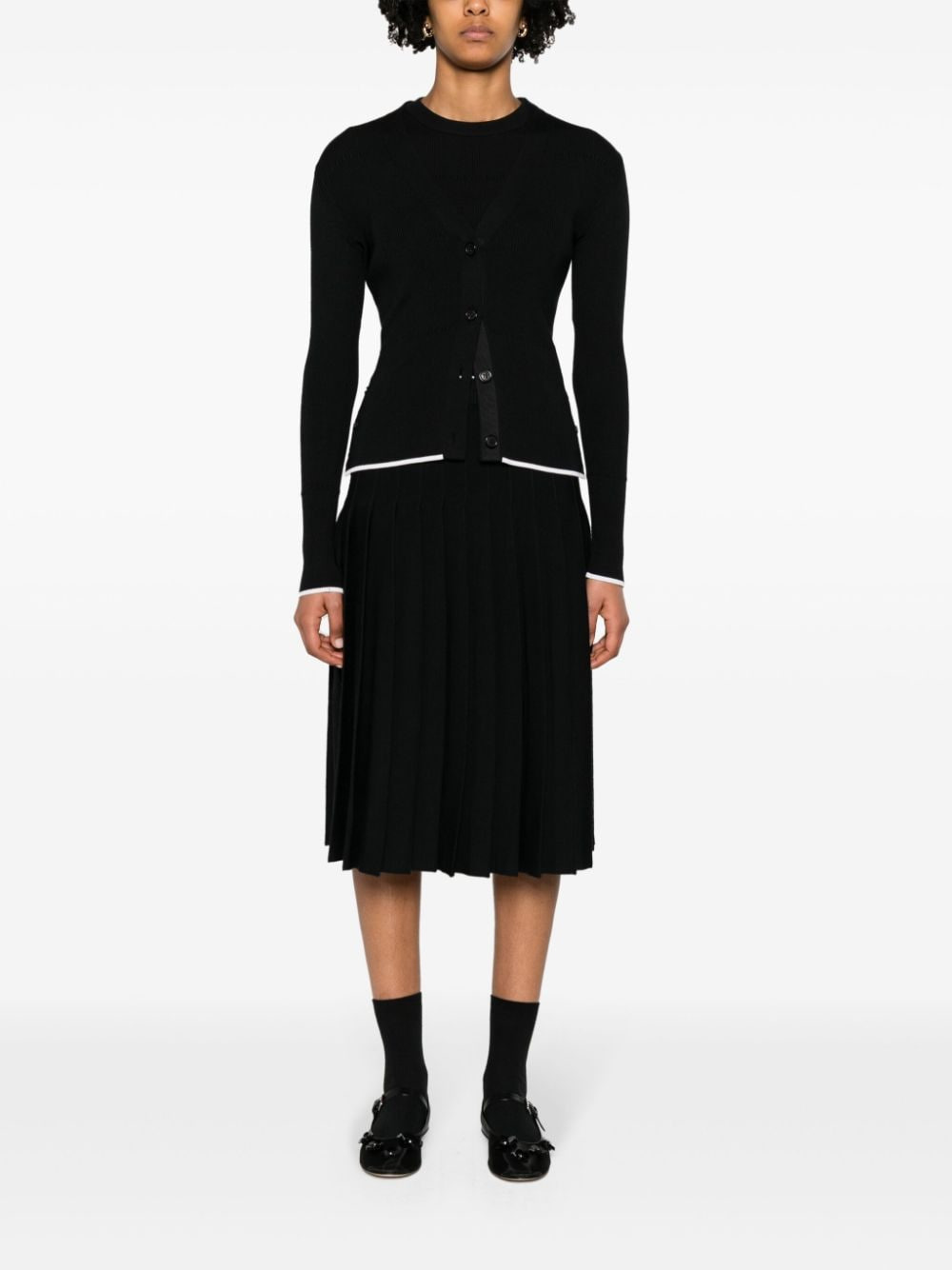 Thom Browne Women Ribbed Cardigan - 2