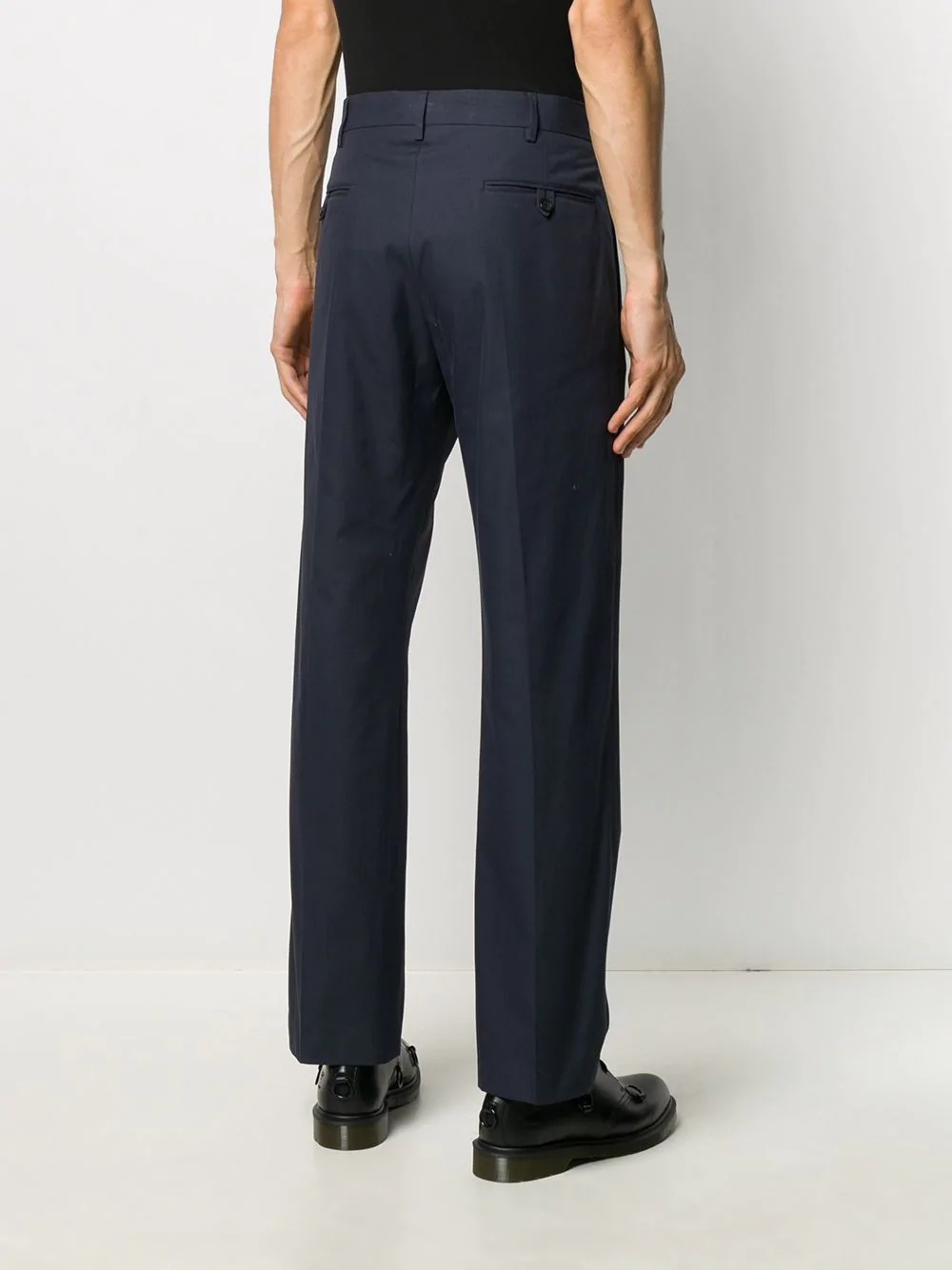 fitted tailored trousers - 4