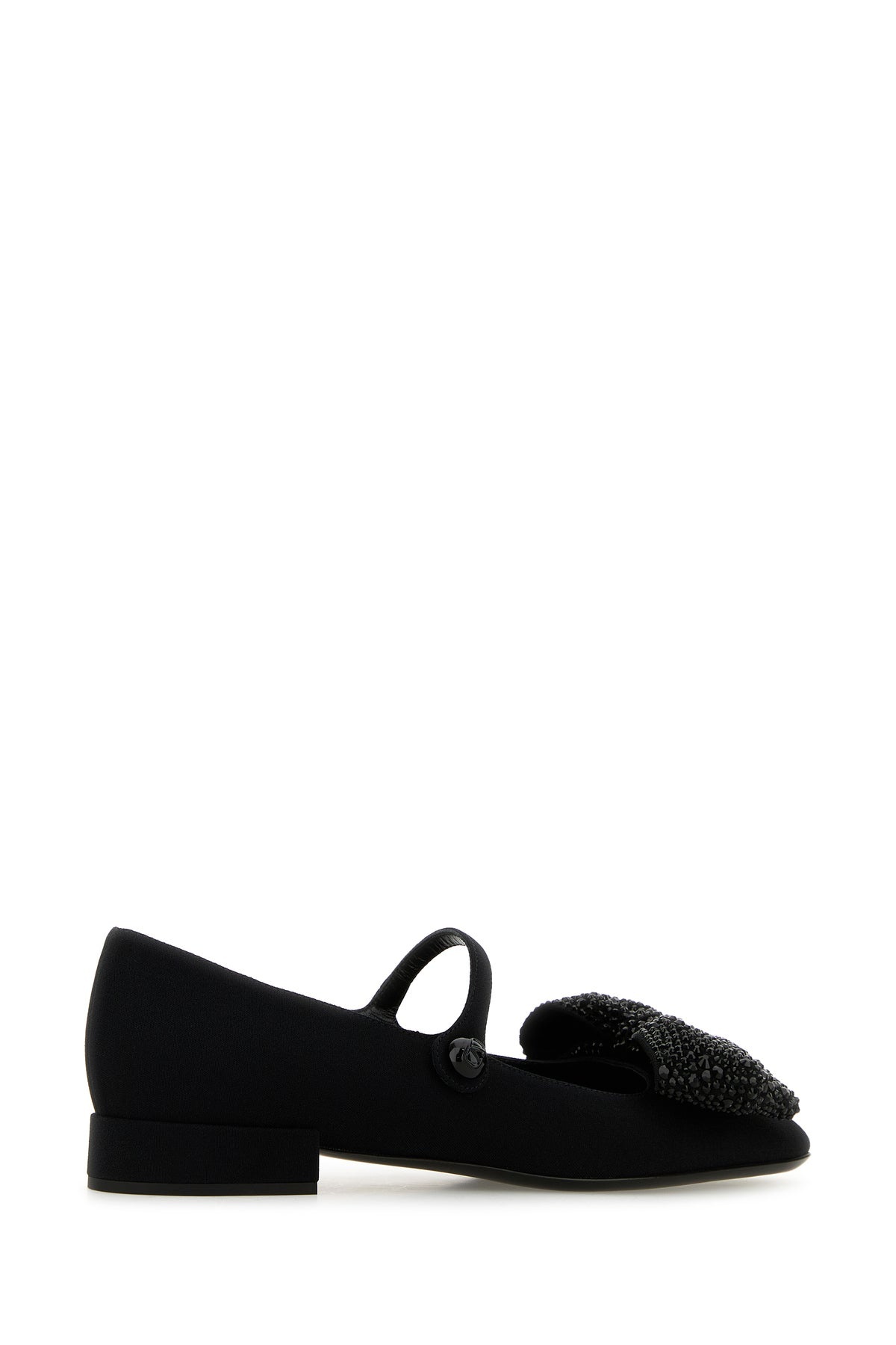 Black fabric ballerinas - 3