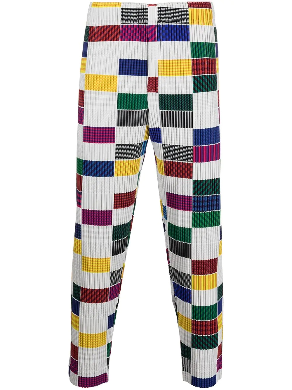 House check-pattern trousers - 1