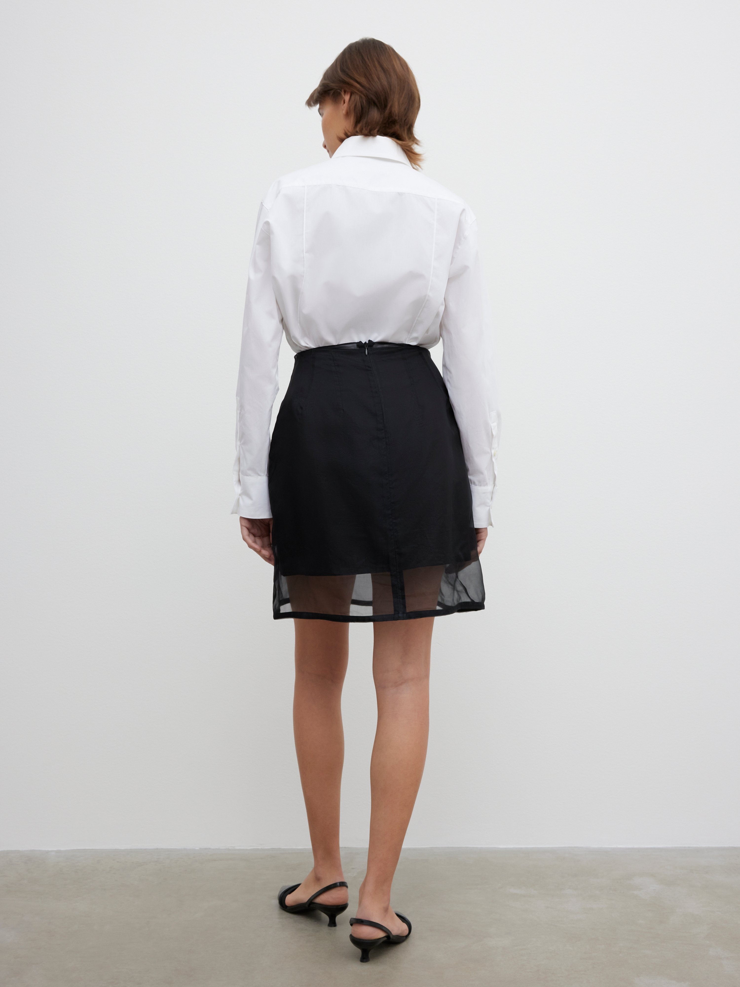 Organza mini skirt - 5