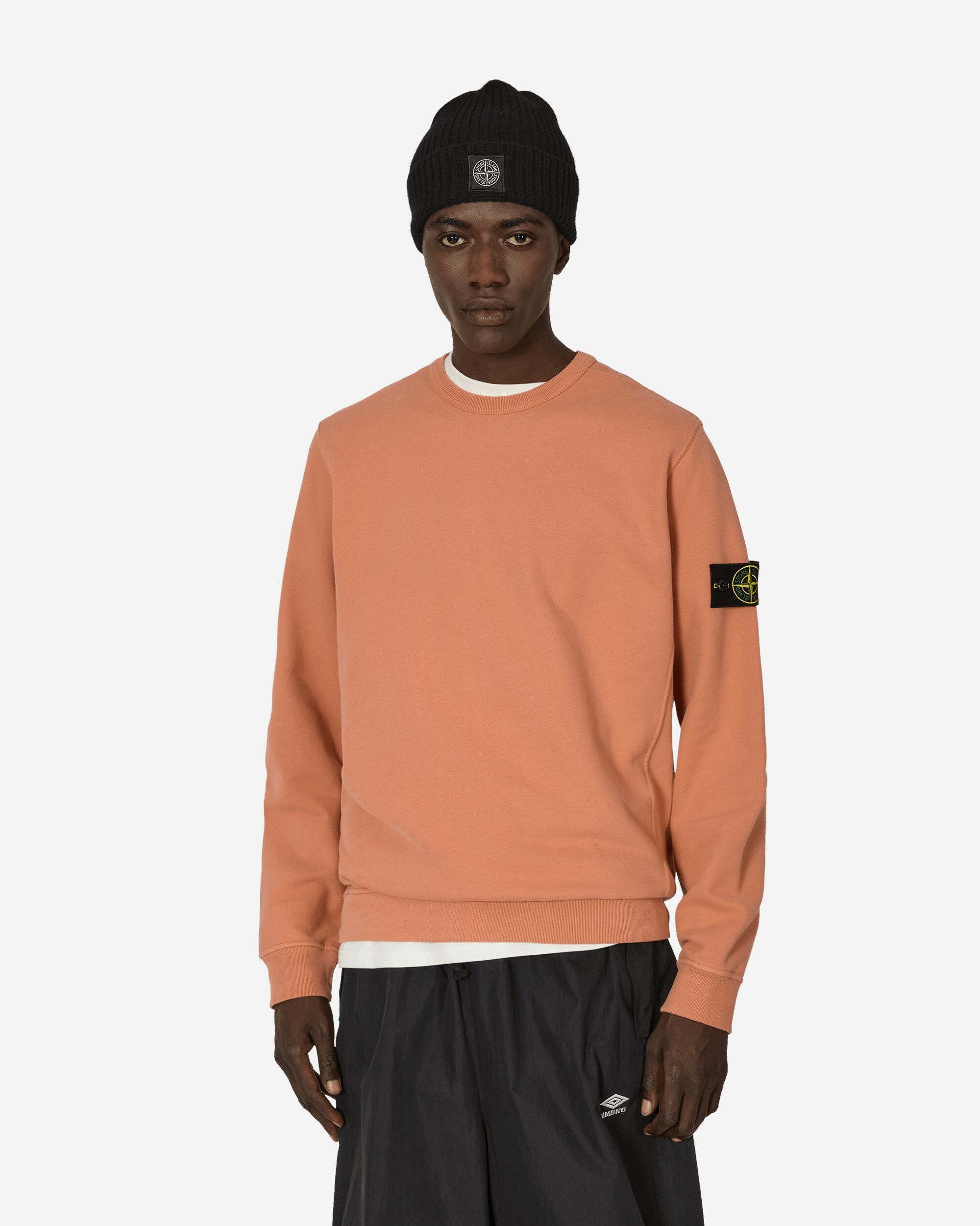 Stone island garment dyed sweatshirt store