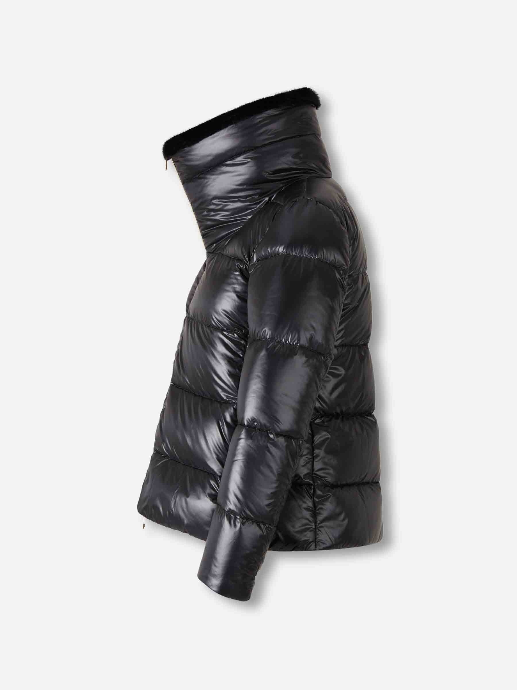 SHORT FUR DOWN JACKET - 2