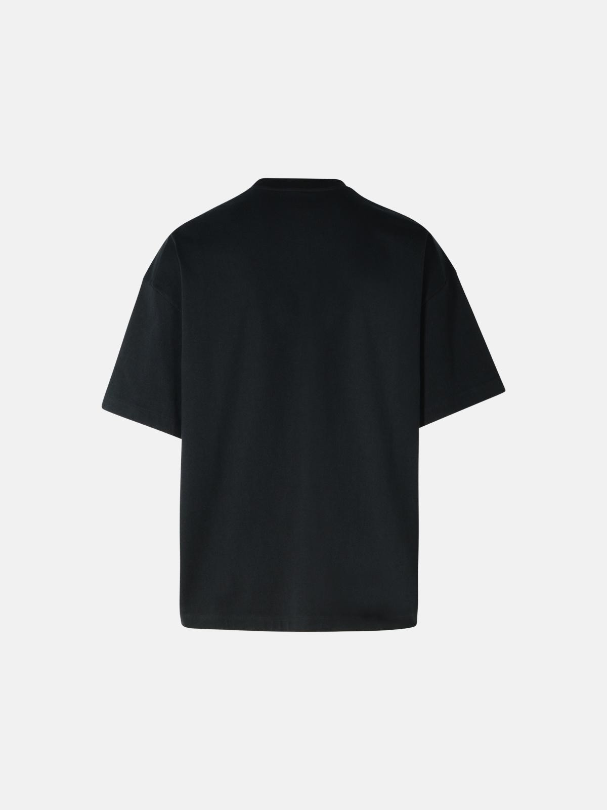 BLACK COTTON T-SHIRT - 3