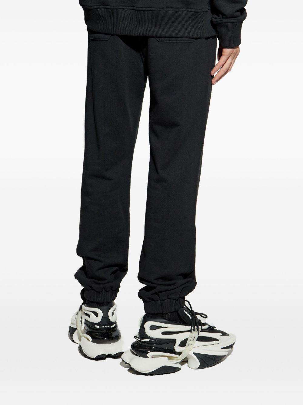 elasticated-cuff pants - 4