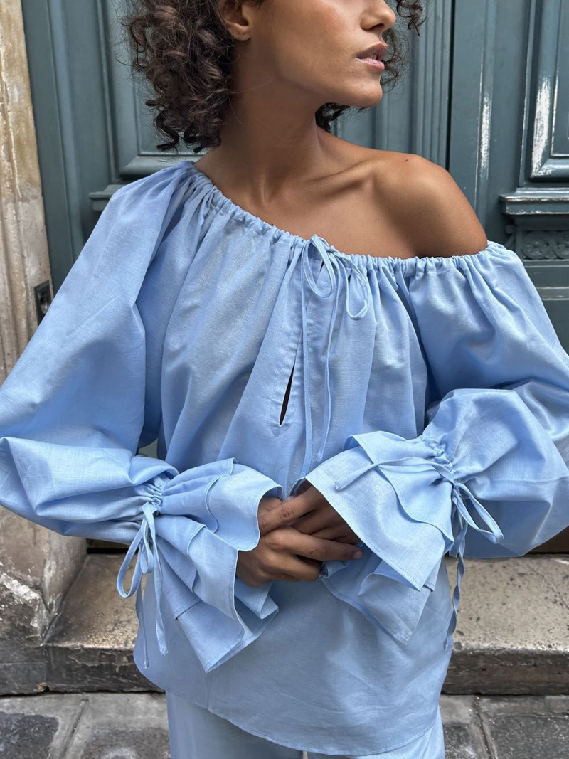 Cha-Cha lounge blouse 3