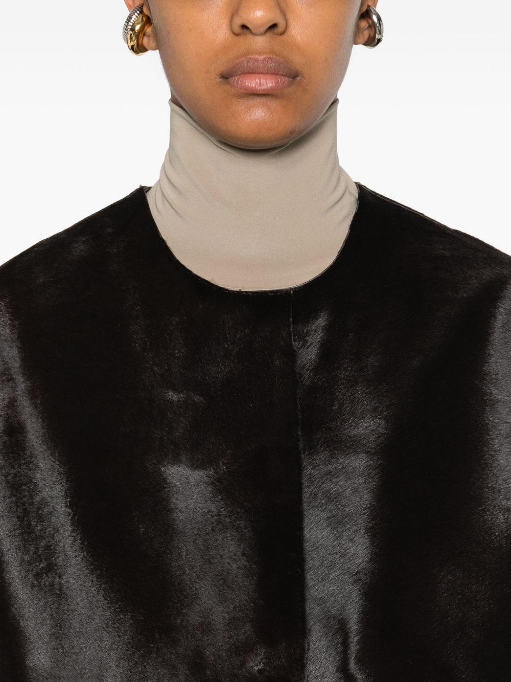 calf-hair coat - 5