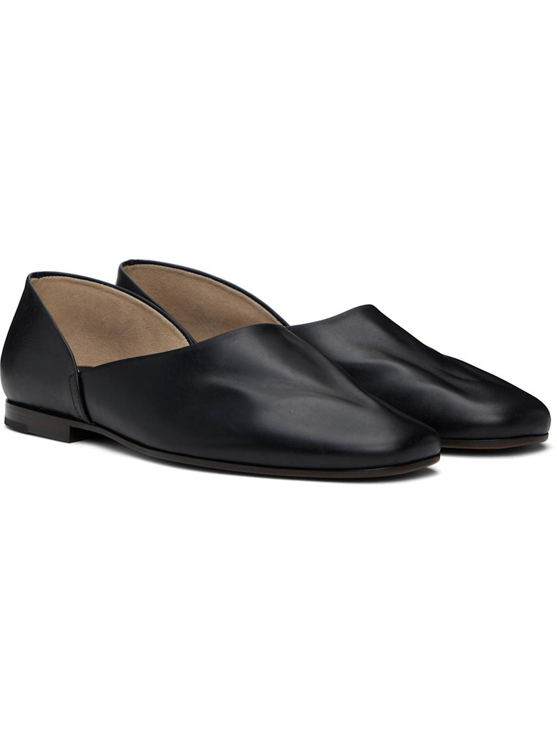 Black Grecian Slip-on Loafers 4
