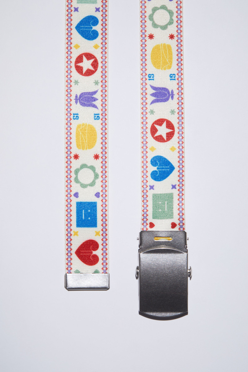 Patch webbing belt - Off white 4