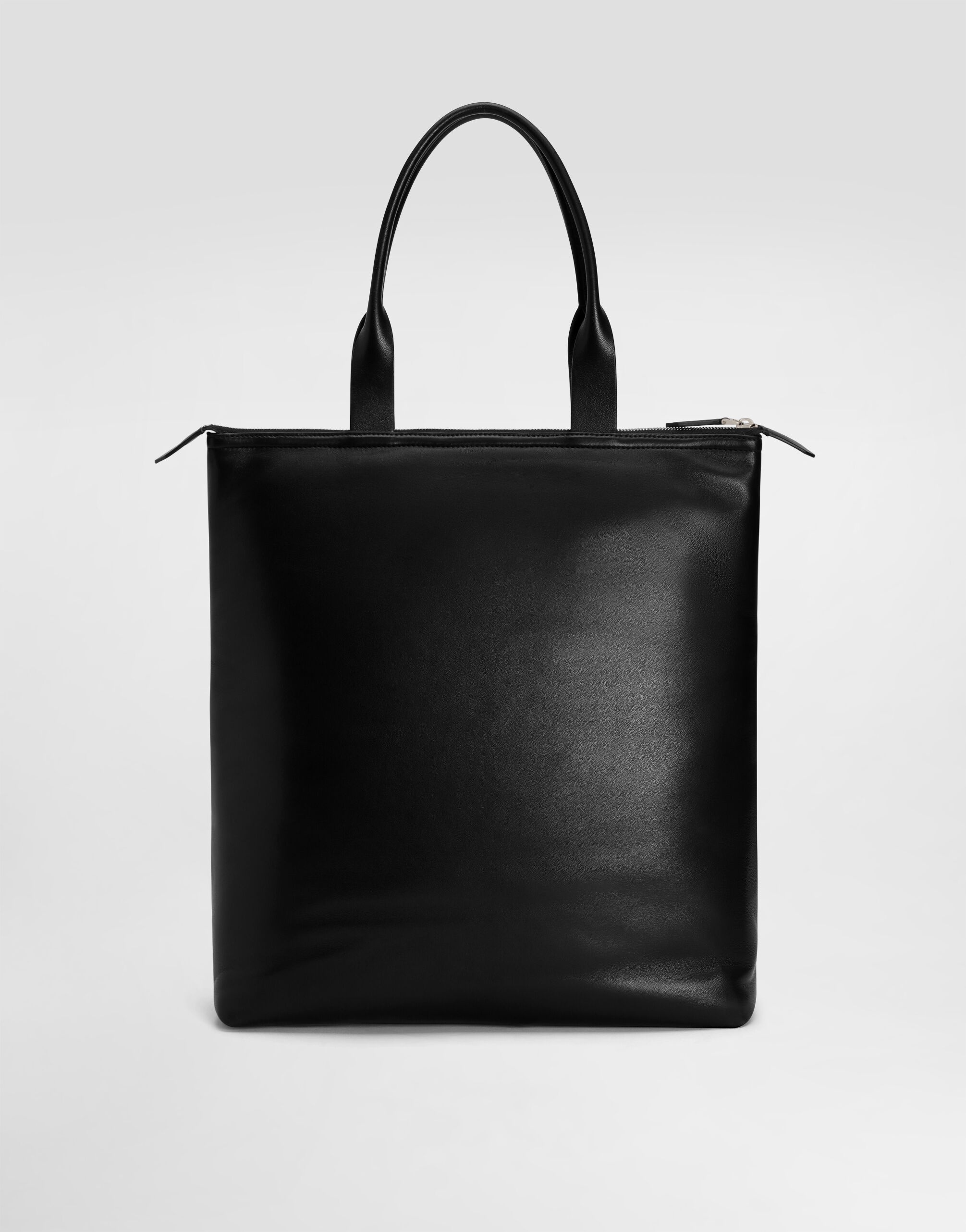 Calfskin nappa leather shopper - 4