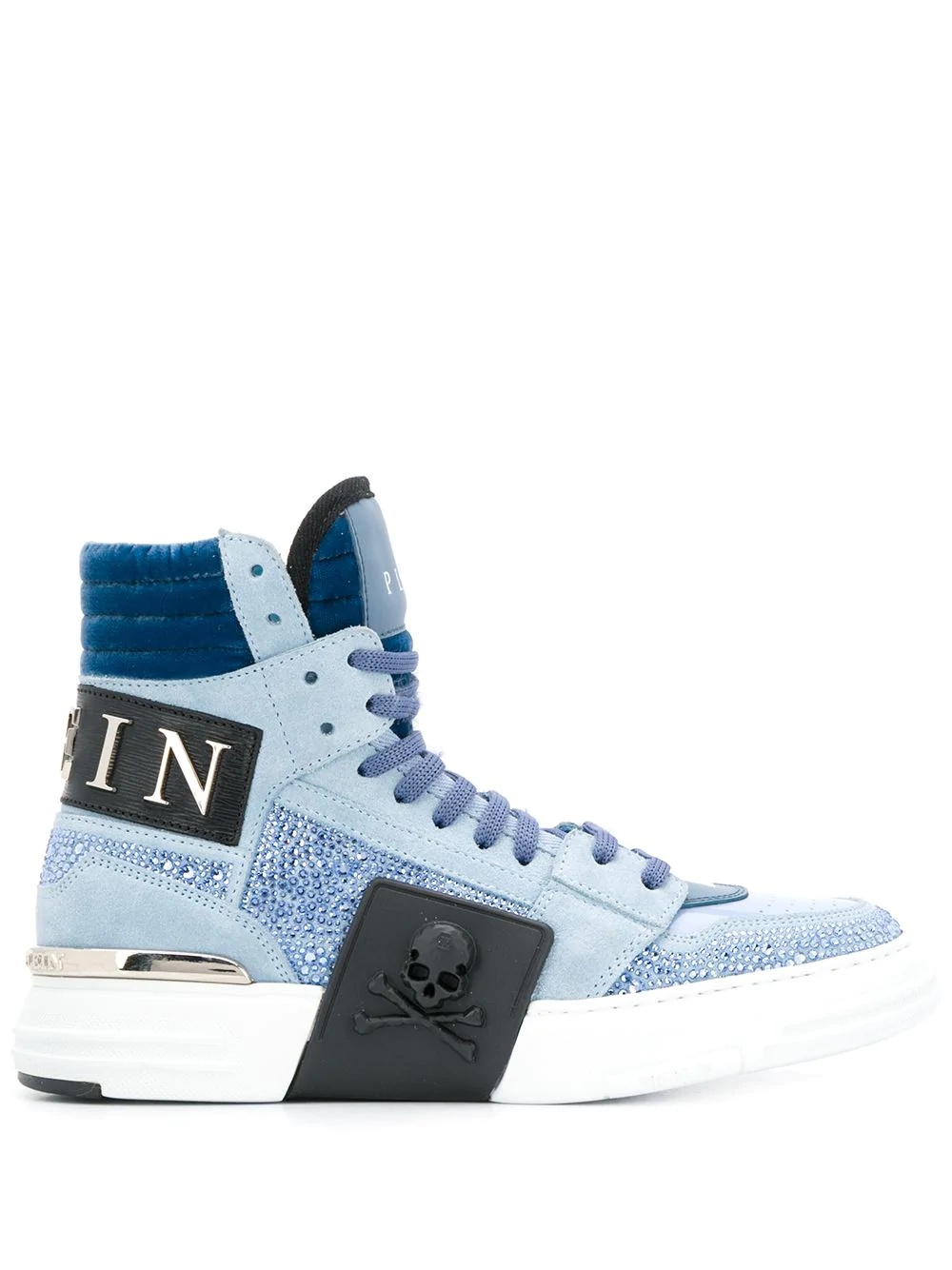 logo hi-top sneakers - 1