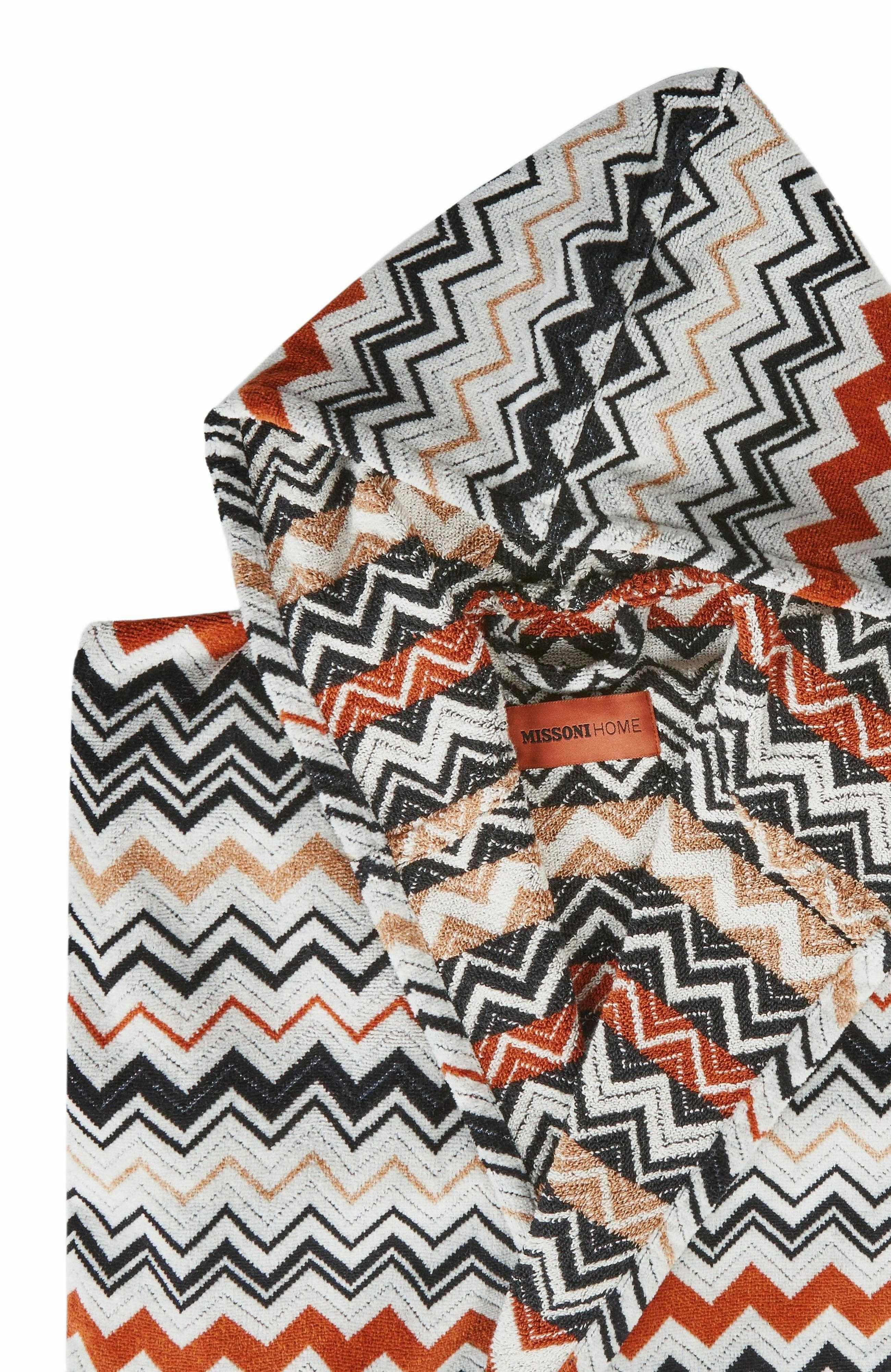 Missoni Home Bernard Bathrobe In Cotton Terry With Zigzag Pattern in Multicoloured at Nordstrom - 3