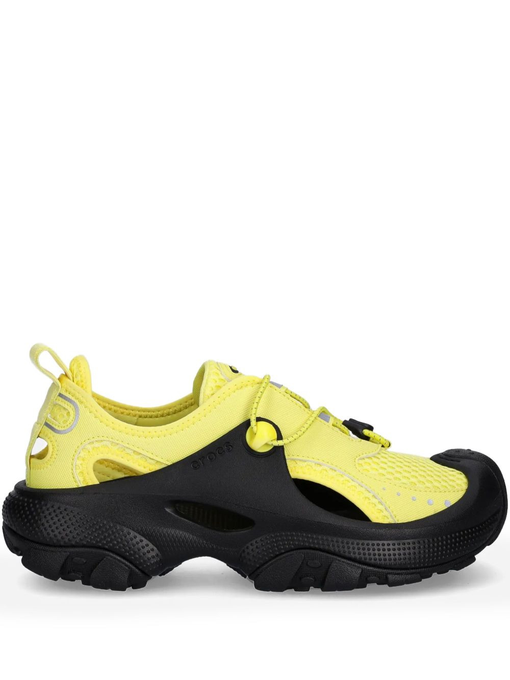 mesh-panelled lace-up sneakers - 1