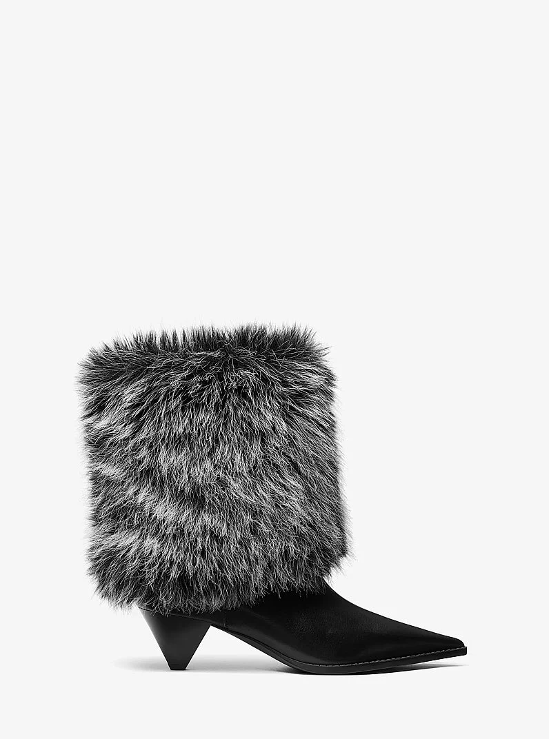 Jayla Faux Fur and Leather Boot - 1