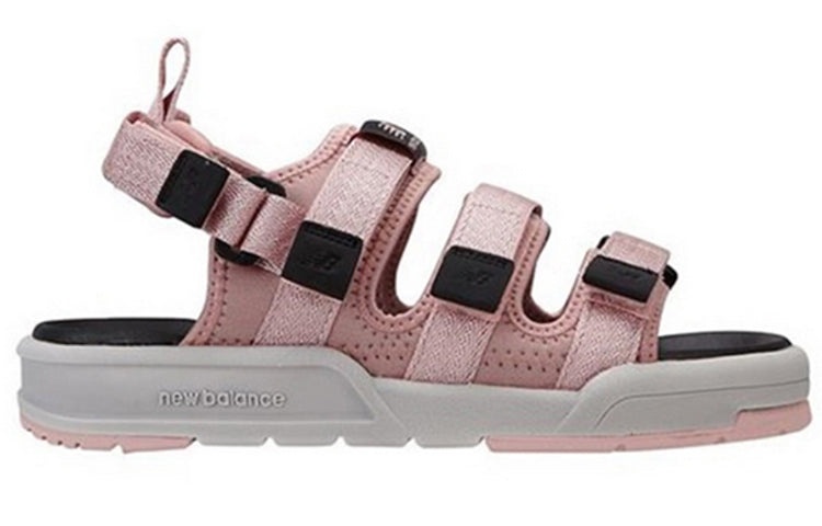(WMNS) New Balance Velcro Pink Sandals SD3205QM - 2