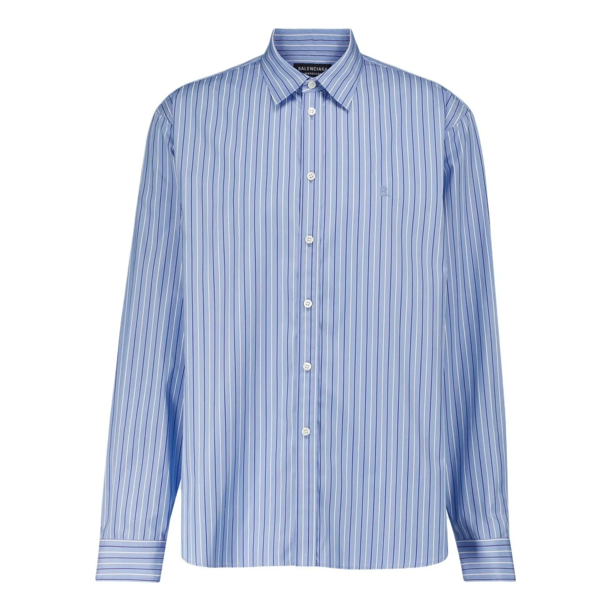 Balenciaga Shirt 'Blue' 642262TIMO14841 - 1