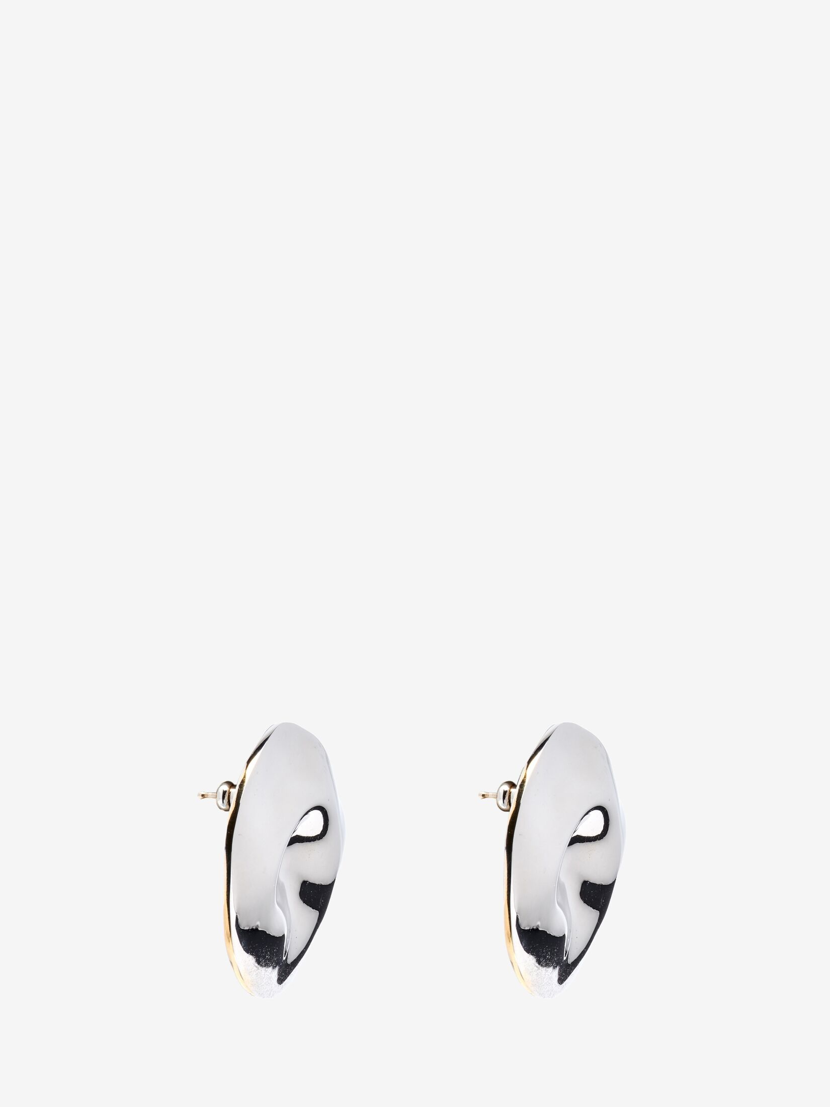 Women's Beam Small Earrings in Antique Silver - 2