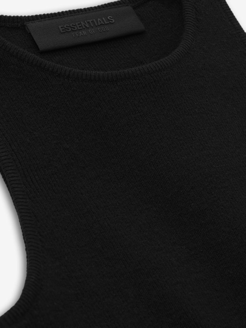 ESSENTIALS Womens Rib Knit Sport Tank outlook