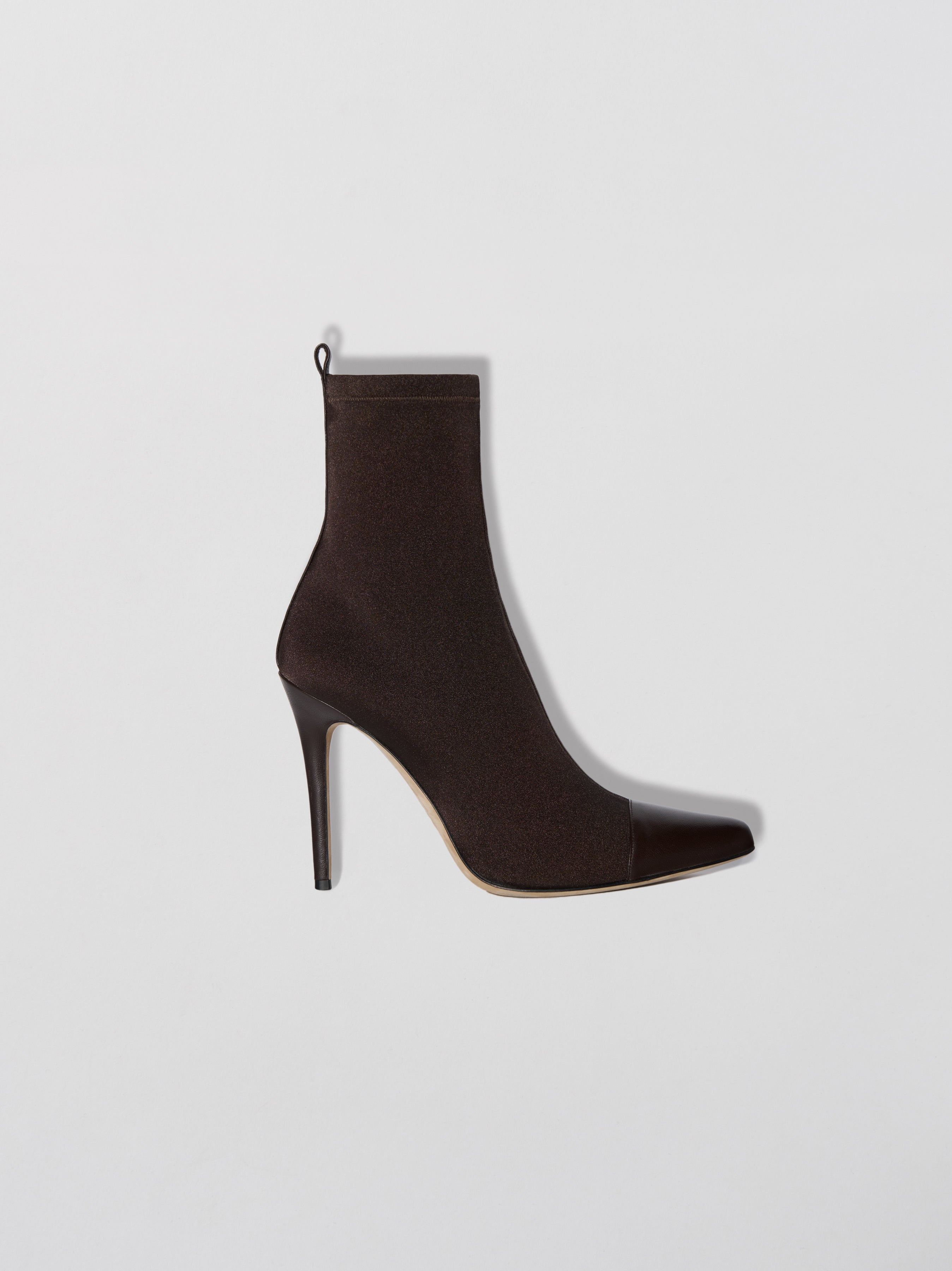 POINTED TOE HEEL BOOTIE - 1