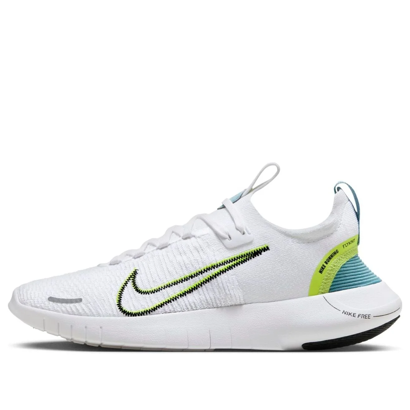 (WMNS) Nike Free RN Next Nature 'White Denim Turquoise Volt' DX6482-101 - 1