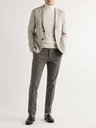 Canali Slim-Fit Tapered Stretch Cotton-Twill Chinos outlook