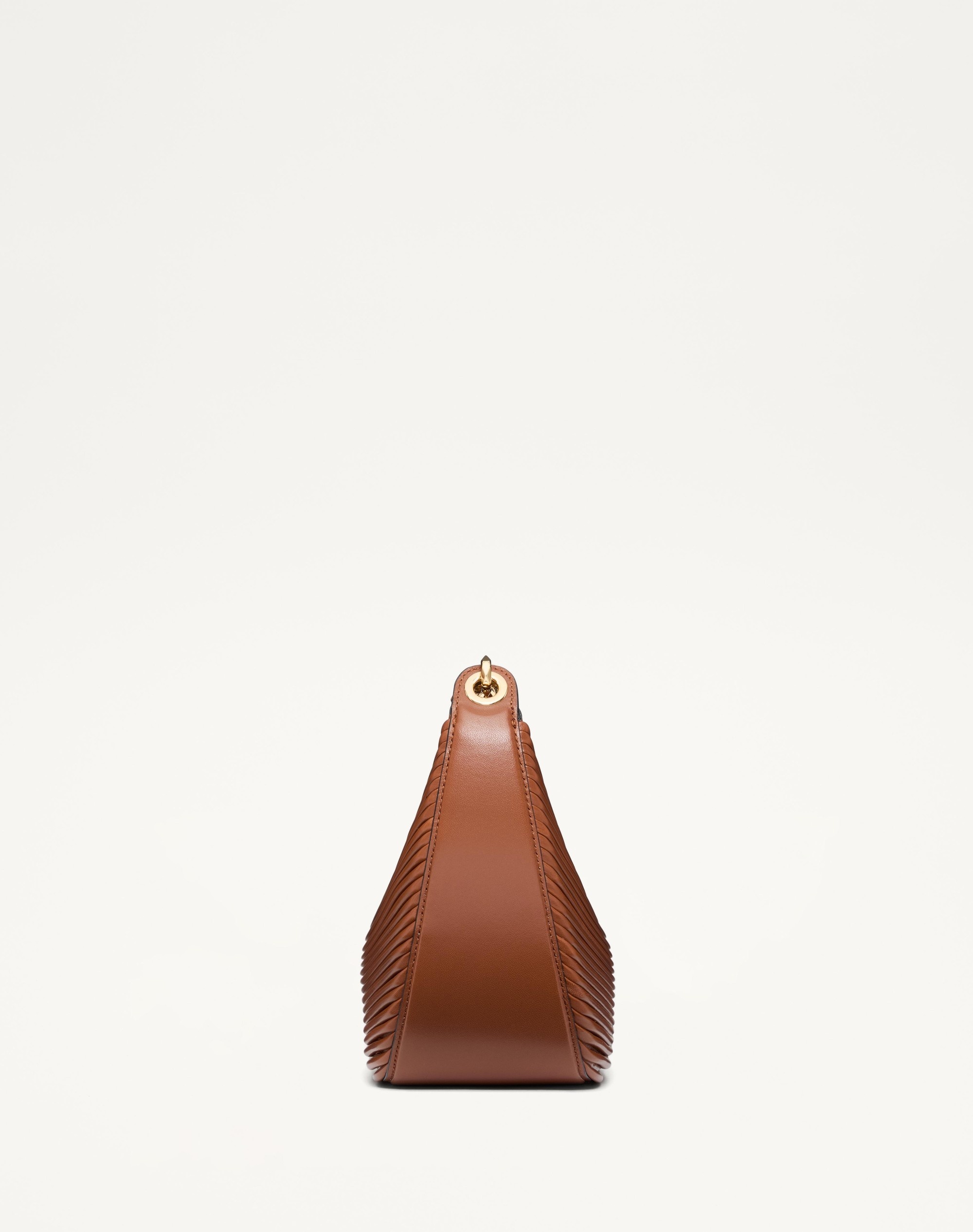 SMALL VLOGO MOON HOBO BAG IN NAPPA LEATHER WITH CHAIN - 4