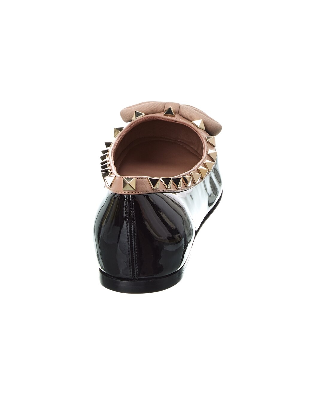 Valentino Rockstud Patent Ballerina Flat - 3