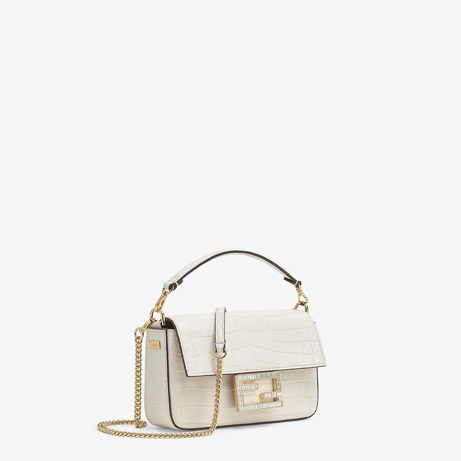 White crocodile leather bag - 2