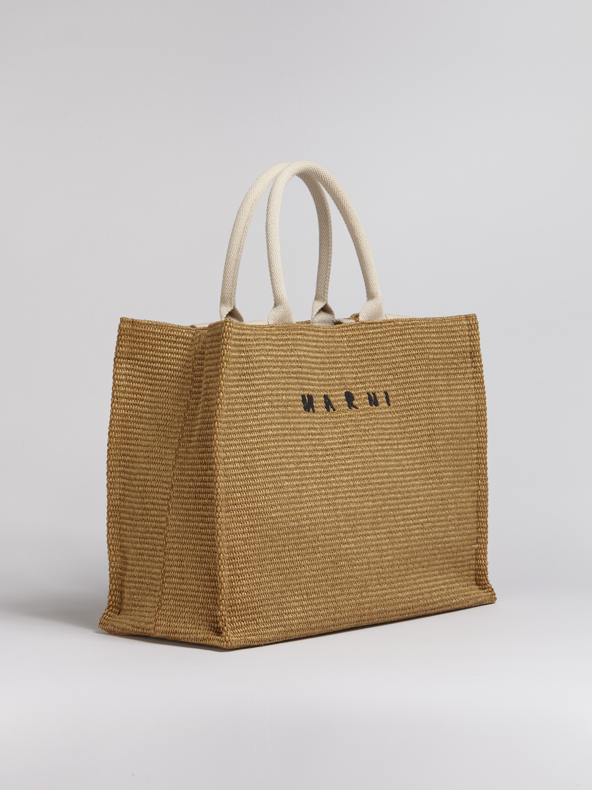 トートバッグ MARNI IVORY RAFFIA SHOPPING BAG Marni Ivory raffia shopping bag - Tote Bags - Compare Prices