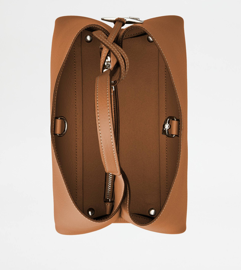 BAG IN LEATHER MICRO - BROWN 4