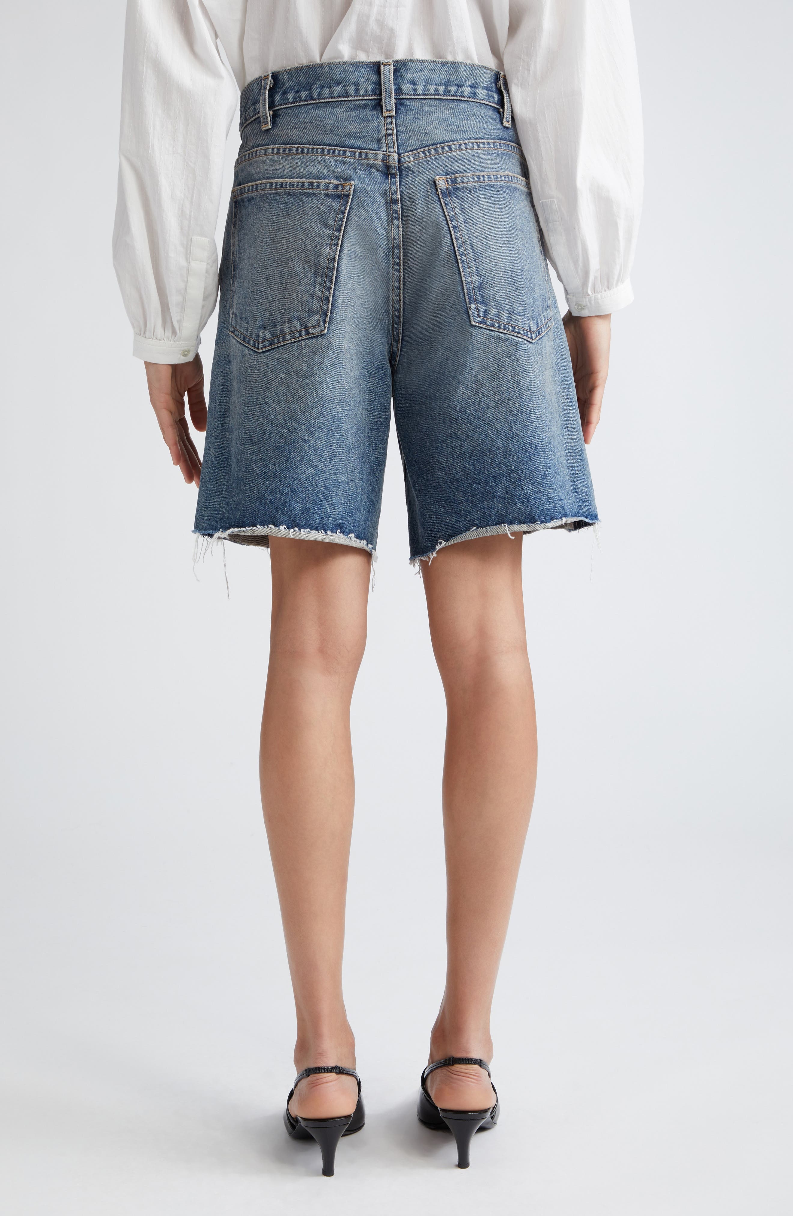Russel Denim Cutoff Shorts - 2
