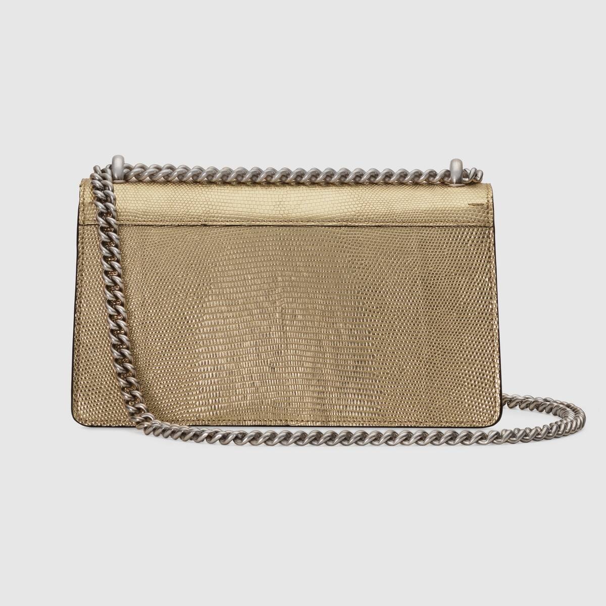 Dionysus metallic lizard small shoulder bag - 3