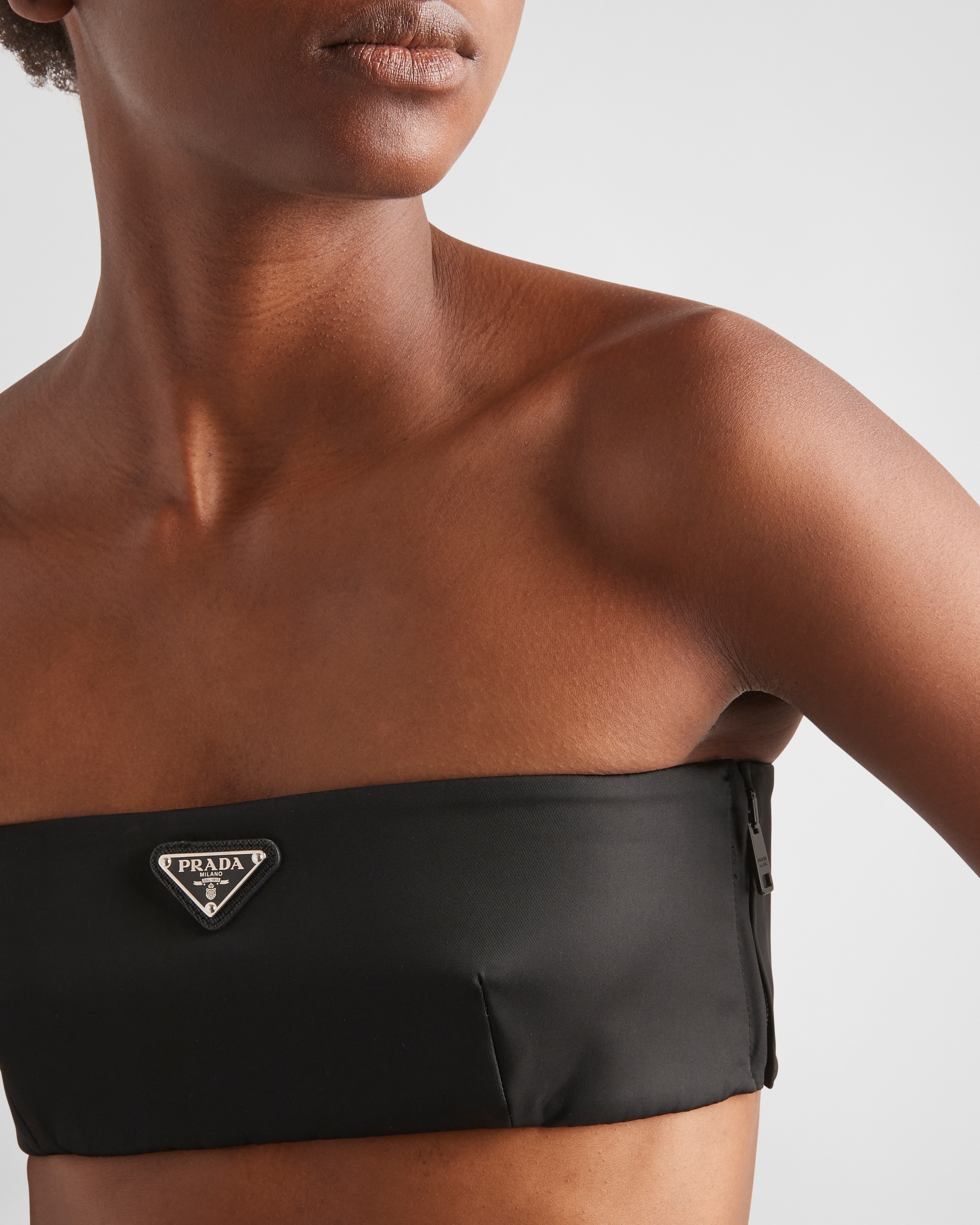 PRADA RE-NYLON ベアトップ 40 Prada Re-Nylon top | REVERSIBLE