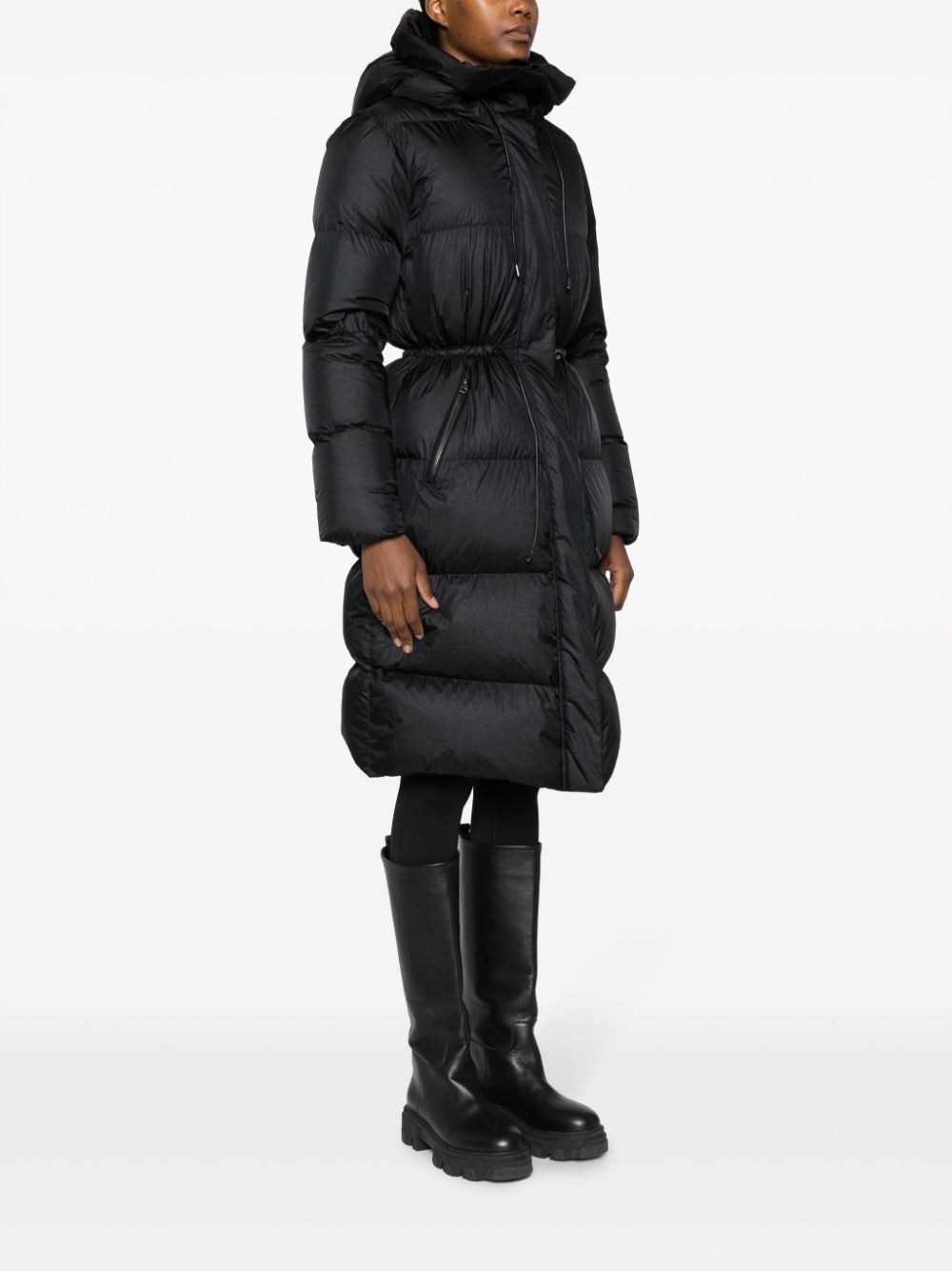padded down hooded jacket - 3