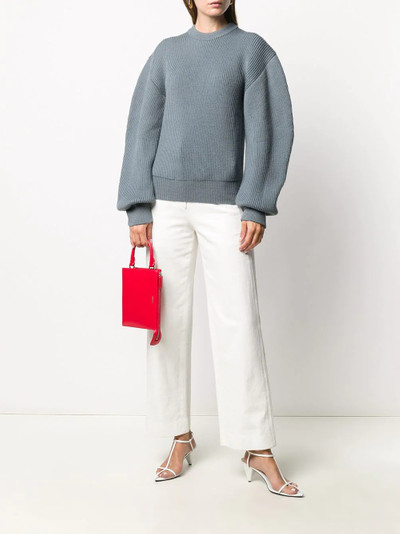 Jil Sander cut-out ribbed jumper outlook