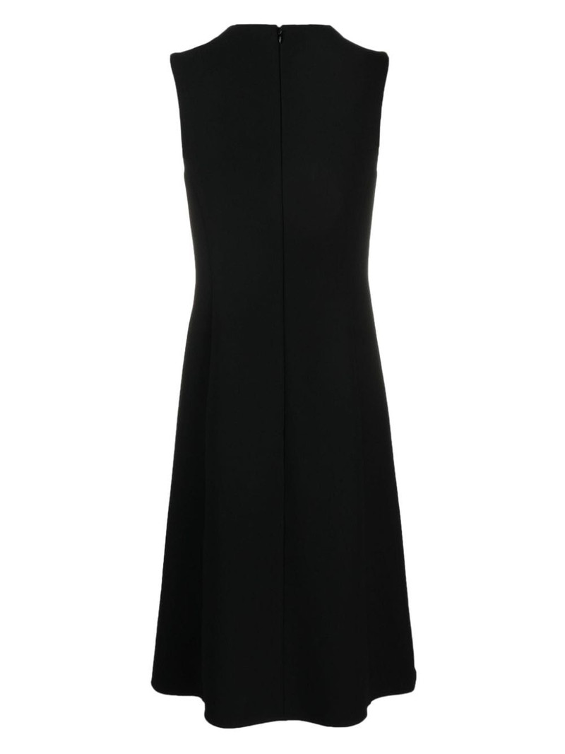 Givenchy pleated buttoned cady dress outlook