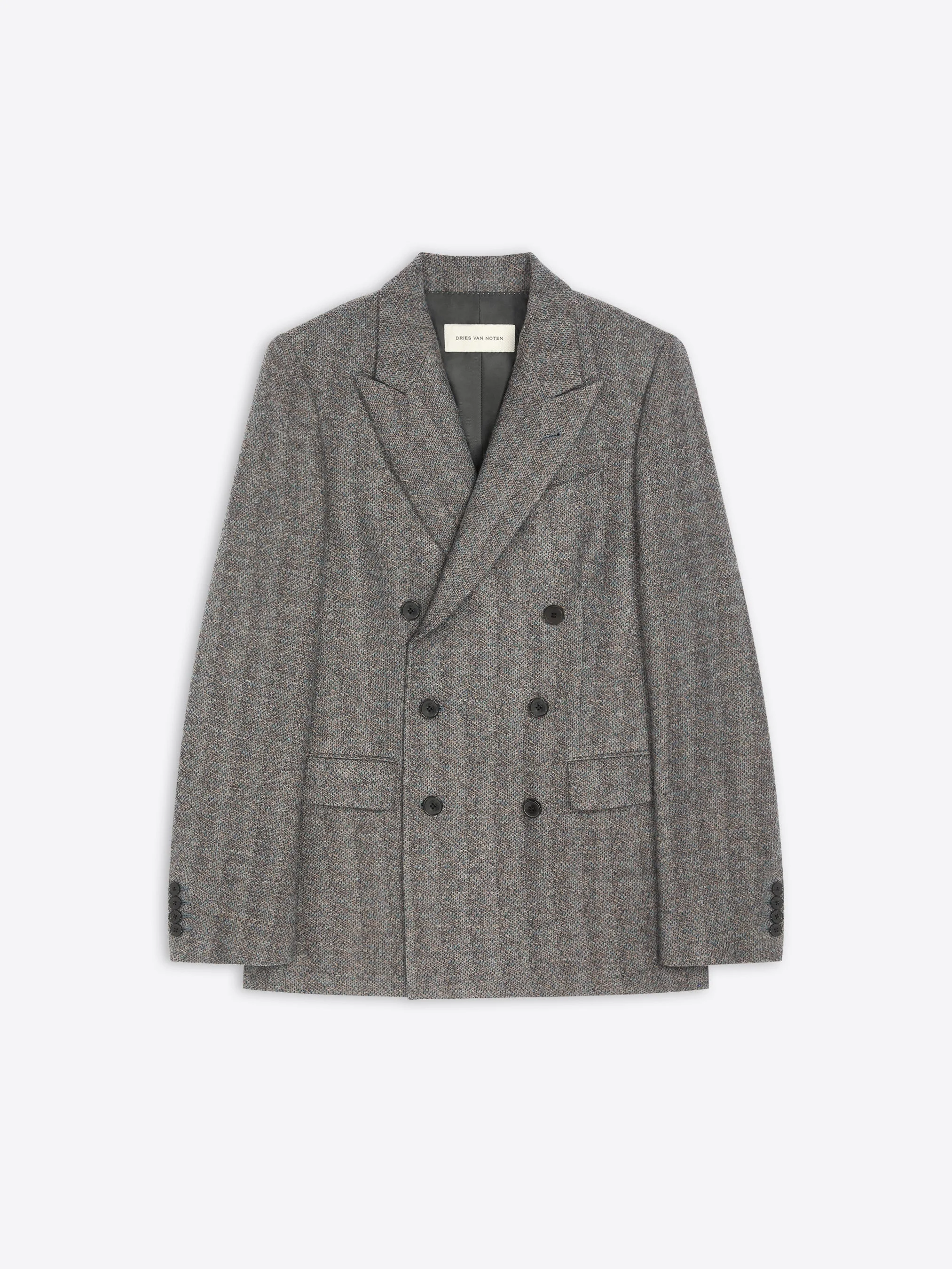 DOUBLE BREASTED WOOL BLAZER - 1
