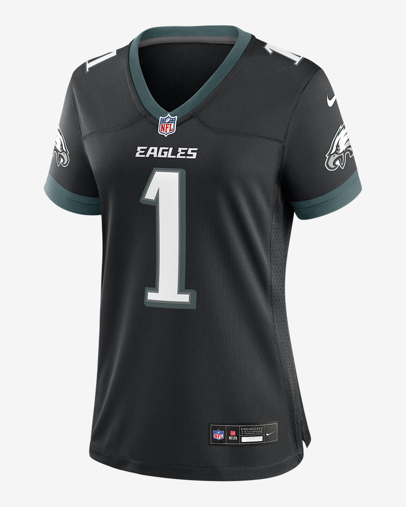 Jalen Hurts Philadelphia Eagles Women’s Nike NFL Game Jersey 1