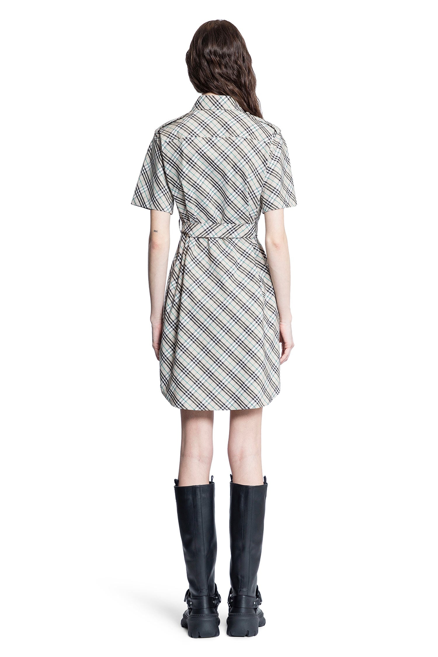 バーバリー Burberry Chemisier Cotton Mini Dress Burberry Mini and short dresses for Women | Online Sale up