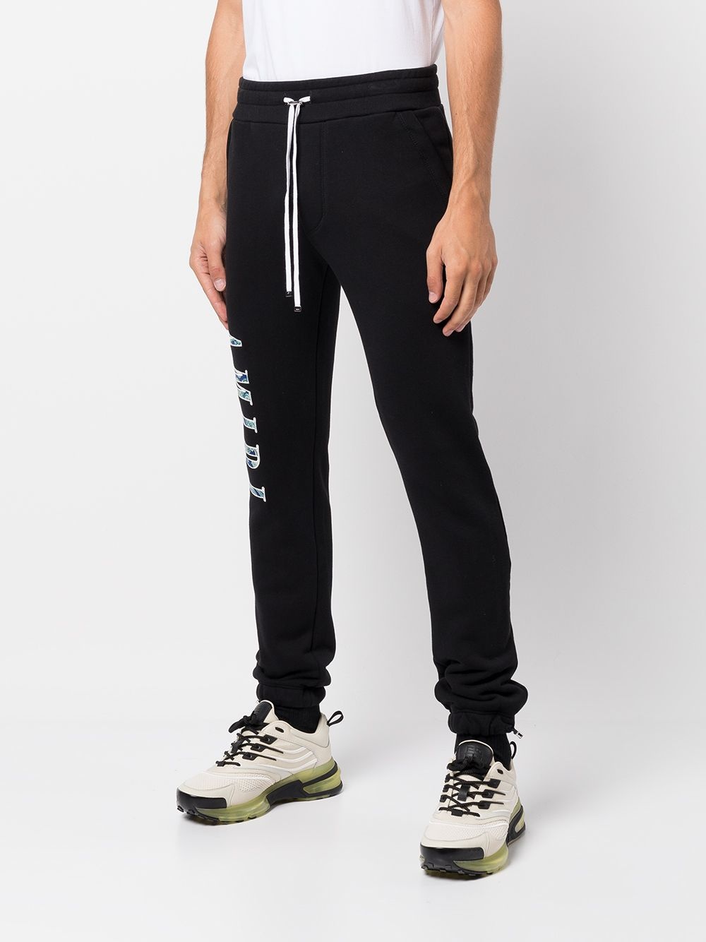 logo-appliqué track pants - 3