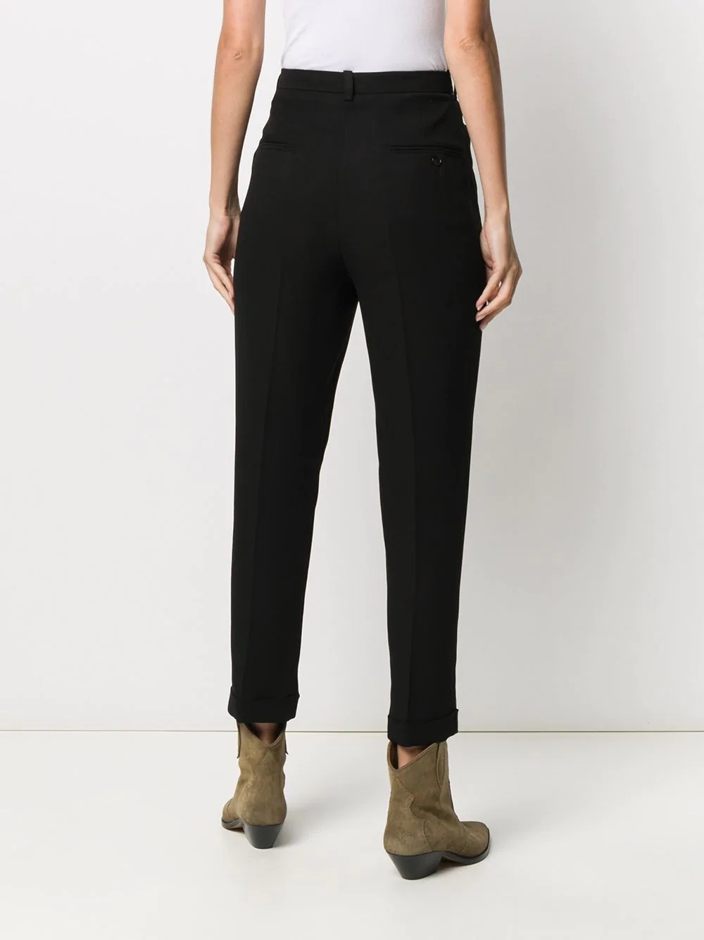 tailored cropped trousers - 4