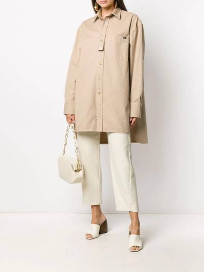 Lanvin oversized long sleeve shirt outlook